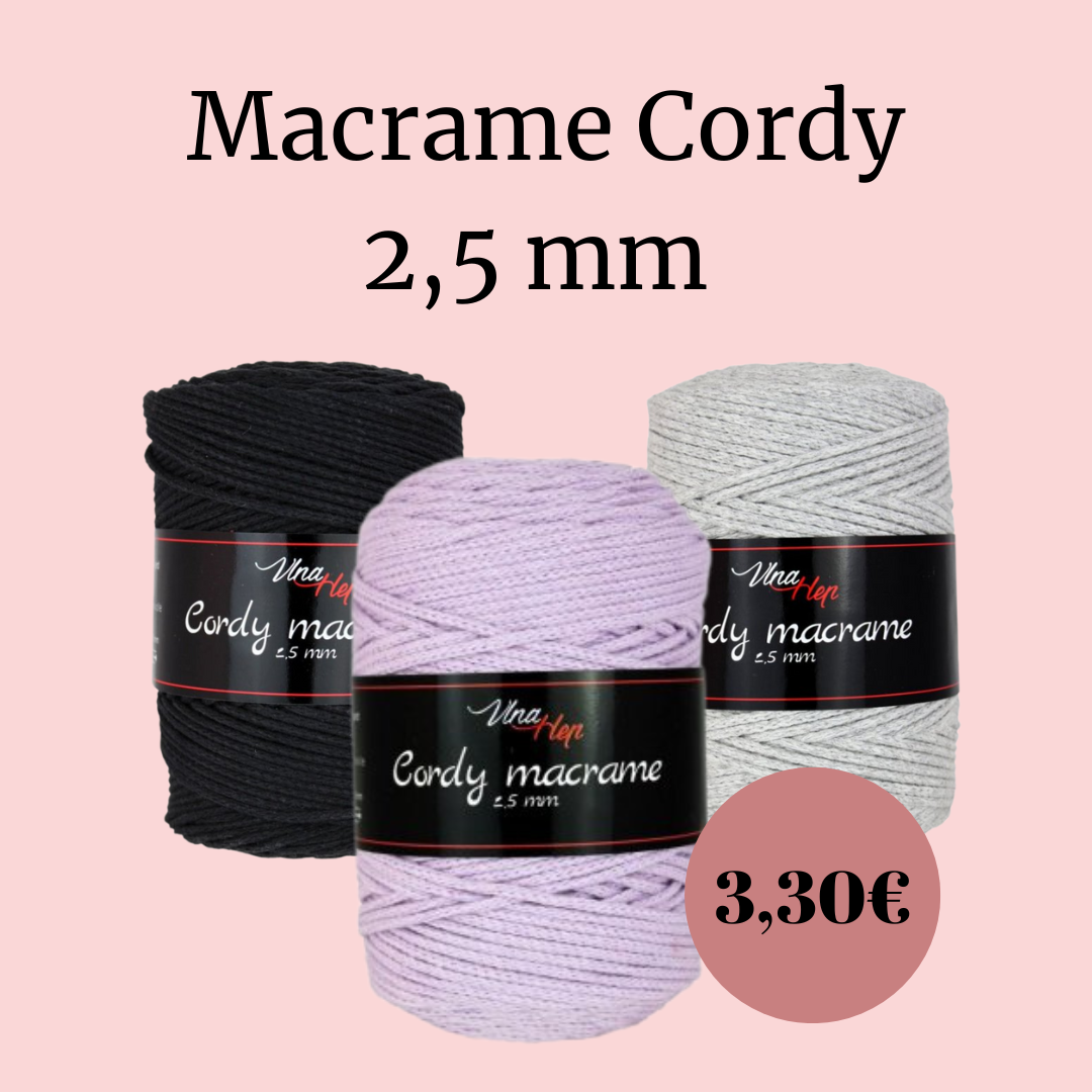 Výpredaj vlny - Macrame Cordy
